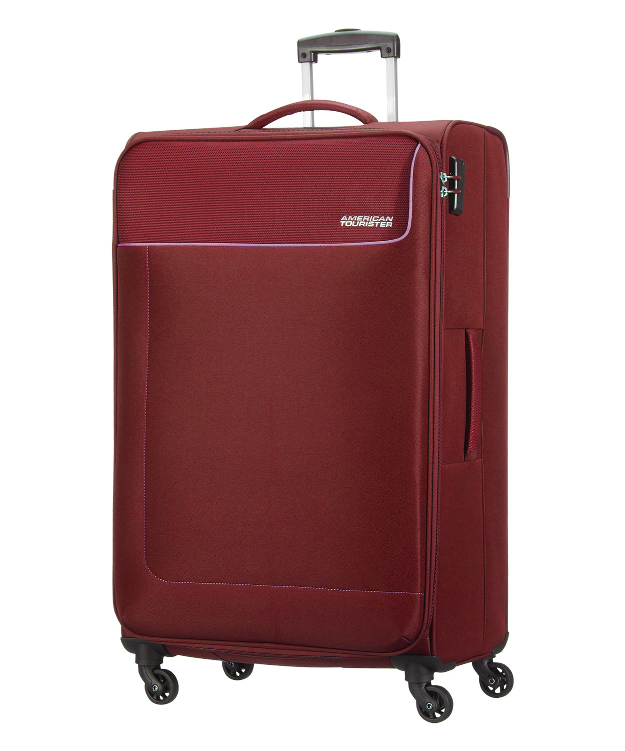 American Tourister Jamaica Spinner | Color Maroon | Trolley Bag | Luggage Travel Bag | Bag and Sleeves in Bahrain | Halabh