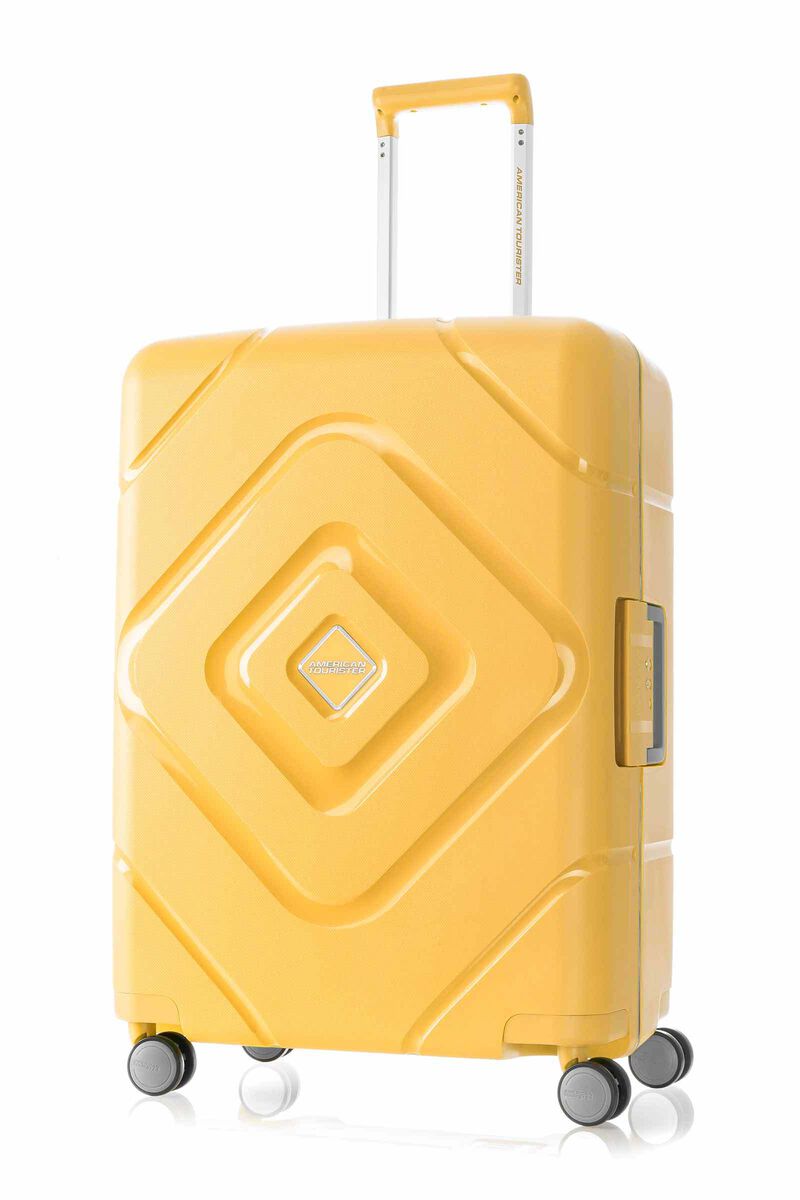American Tourister Trigard Spinner 662/4  Yellow | Travelling Bags | Halabh.com