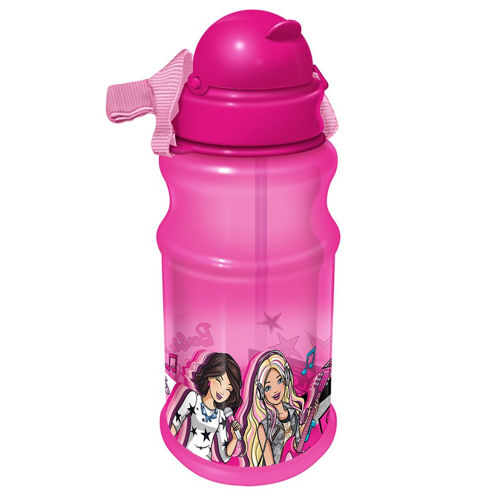 Barbie Transparent Water Bottle Pink | School Supplies | Halabh.com