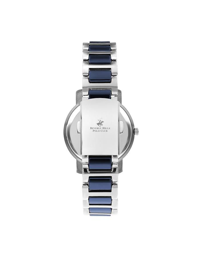 Beverly Hills Polo Club Diamond Watch BP3349X.390 | Stainless Steel | Mesh Strap | Water-Resistant | Minimal | Quartz Movement | Lifestyle | Business | Scratch-resistant | Fashionable | Halabh.com