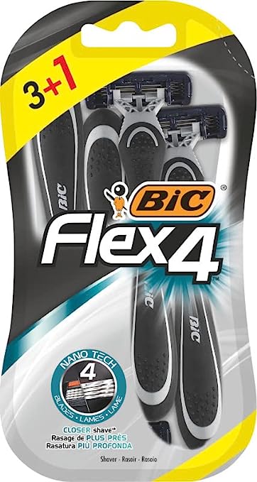 BIC Flex 4 Men's Razor Pack of 4 Online at Best Price - Halabh