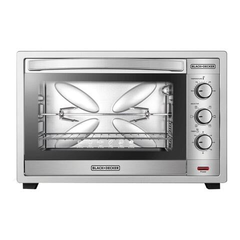 Black & Decker Microwave Oven Silver 67L - TRO62RDG-B5 | Kitchen Appliances | Best Oven in Bahrain | Halabh.com