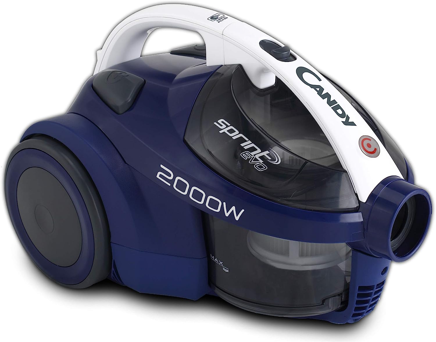 Candy 1.5L Sprint Evo Bagless Vacuum Cleaner Blue - CSE2001powerful suction | large capacity | versatile cleaning tools | easy maintenance | Halabh.com