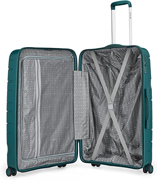 Carlton Bedford 8 Wheel Hard Trolley Bag | Bag and Sleeves in Bahrain | Trolley Case | Luggage Travel Bag | Halabh
