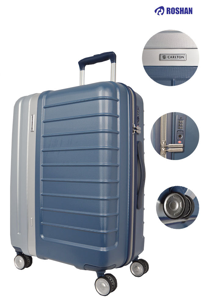 roshan TROLLEY SUITCASE TYPE BAG Expandable Cabin & Check-in Set - 28 inch  CREAM - Price in India | Flipkart.com