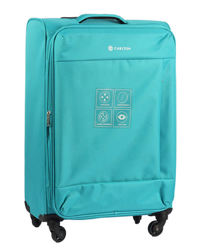 Carlton Elante 4 Wheel Soft Top Cabin Luggage Trolley | Best Luggage Travel Bags in Bahrain | Trolley Bags | Halabh