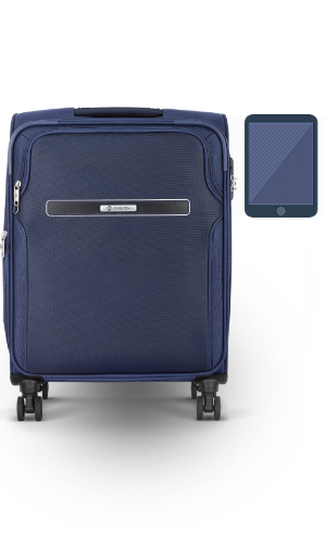 Carlton Turbo Lite Expandable Soft Luggage | Trolley Bag | Halabh.com