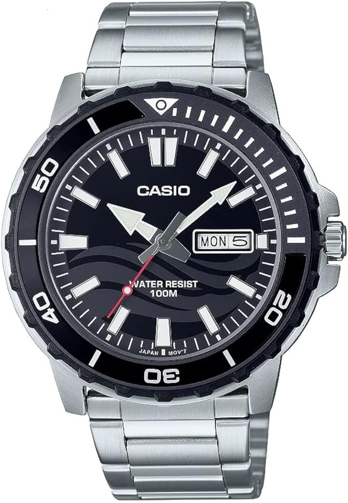 Casio Analog Black Dial Men's Watch | Watches & Accessories | Halabh.com