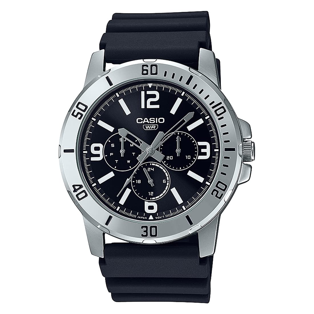 Casio Analog Black Dial Men's Watch - MTP-VD300-1BUDF | Watches & Accessories | Best Watches in Bahrain | Halabh.com