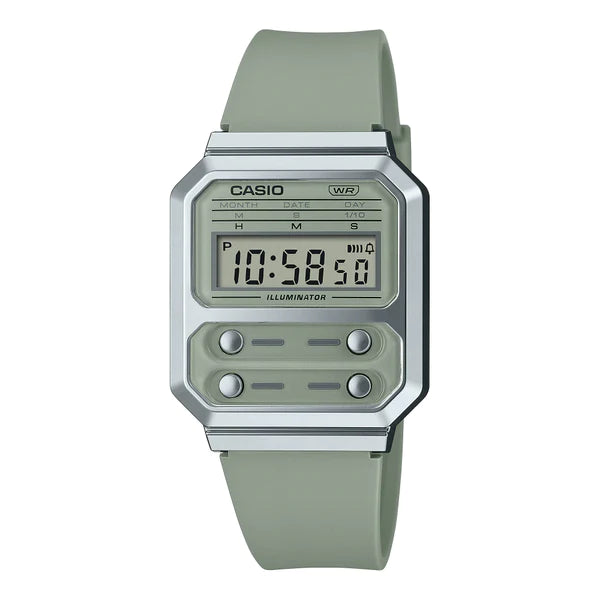 Casio Digital Gray Resin Strap Unisex Watch | Watches & Accessories | Halabh.com