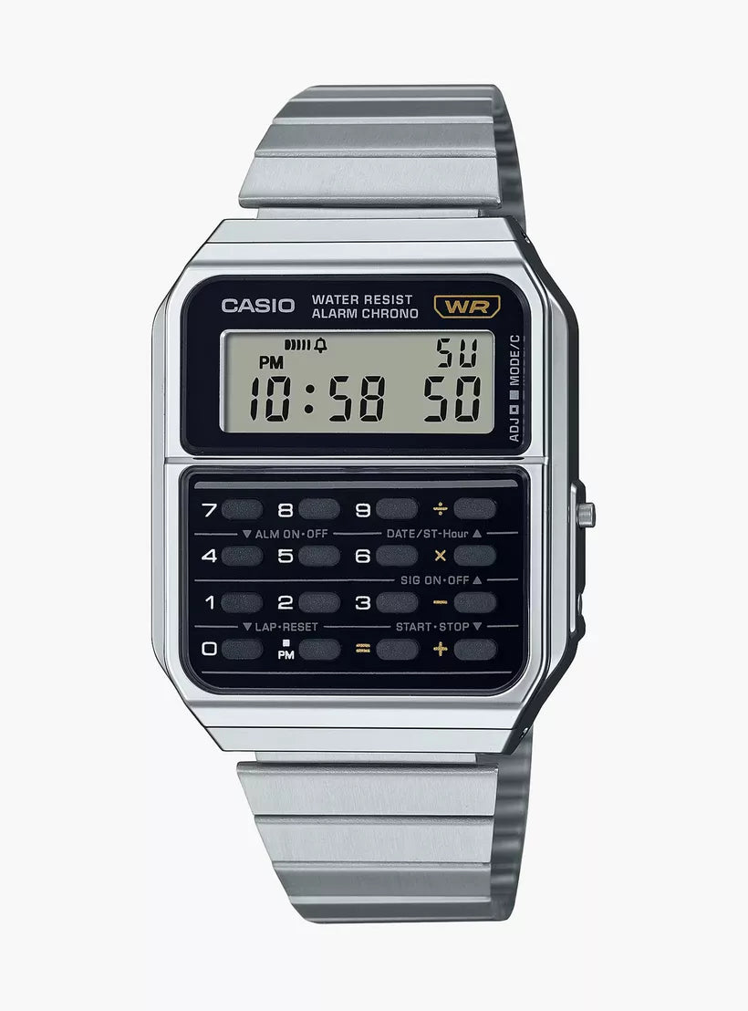 Casio Digital Stainless Steel Strap for Unisex Watch | Watches & Accessories | Halabh.com