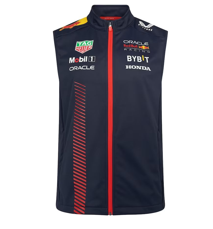 Castore Gilet | Red Bull Racing Gilet | Formula 1 Driver Waistcoat | F1 Clothing | Color Blue | Best Wearing in Bahrain | Halabh.com
