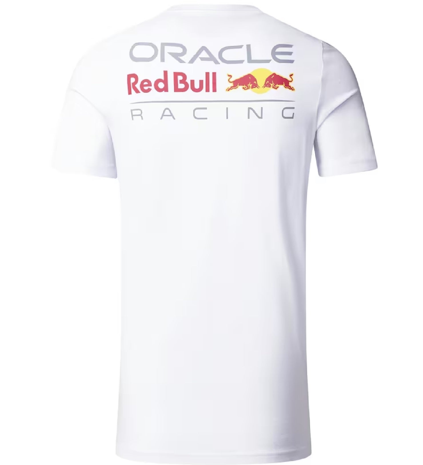 Castore Oracle T Shirt | Red Bull Racing Shirt | Formula 1 Driver T Shirts | F1 Clothing | Color White | Best Wearing in Bahrain | Halabh.com