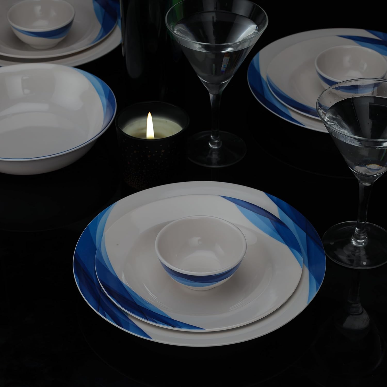 Delcasa Melamine Ware Dinner 14-Pieces Set  | Best Dinner Sets in Bahrain | Halabh.com