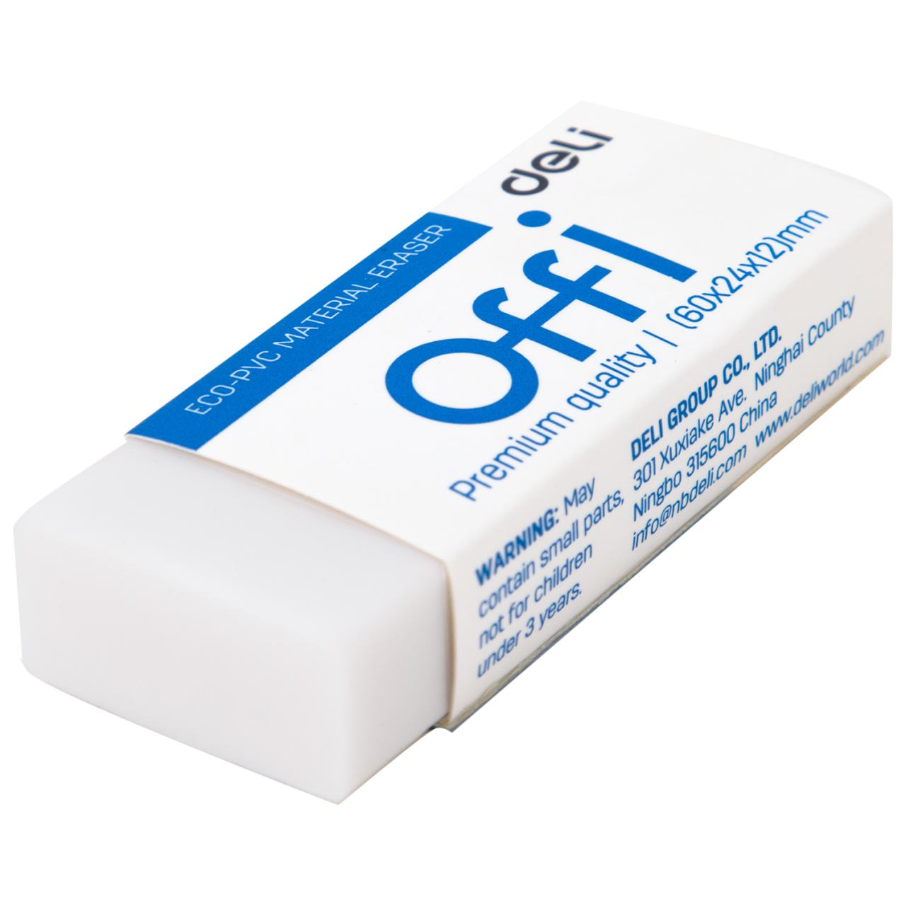 Deli Offi Eraser White | 10 Pcs | Office Supplies and Stationery in Bahrain | Halabh