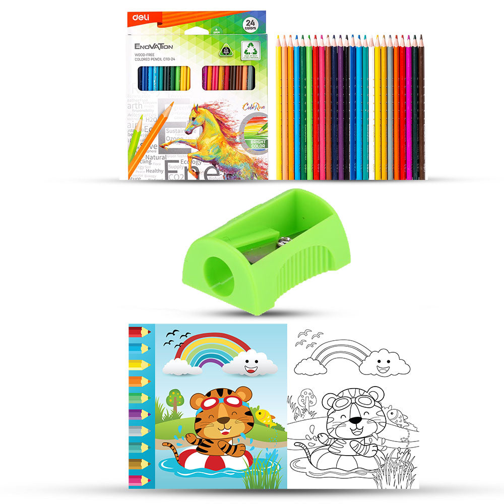 Deli Vibrant Artistry Kit Stationary | School Stationary | Halabh.com