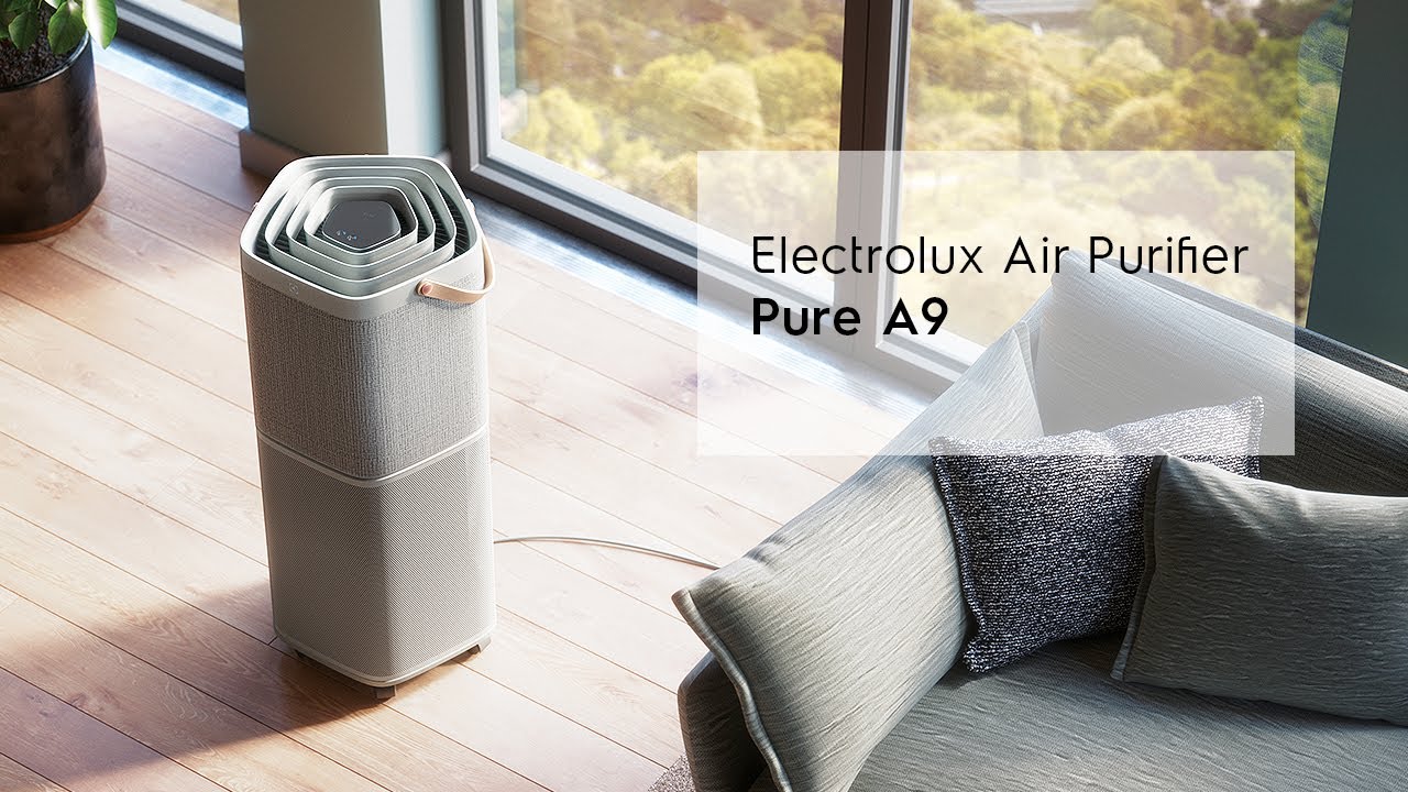 Electrolux Air Purifier Pure A9 with 5 Stage Filter | Color Gray | Best Home Appliances and Electronics in bahrain | Halabh