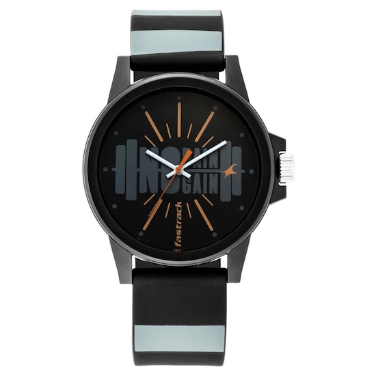 Fastrack Black Dial Analog Watch For Unisex | Watches & Accessories | Halabh.com