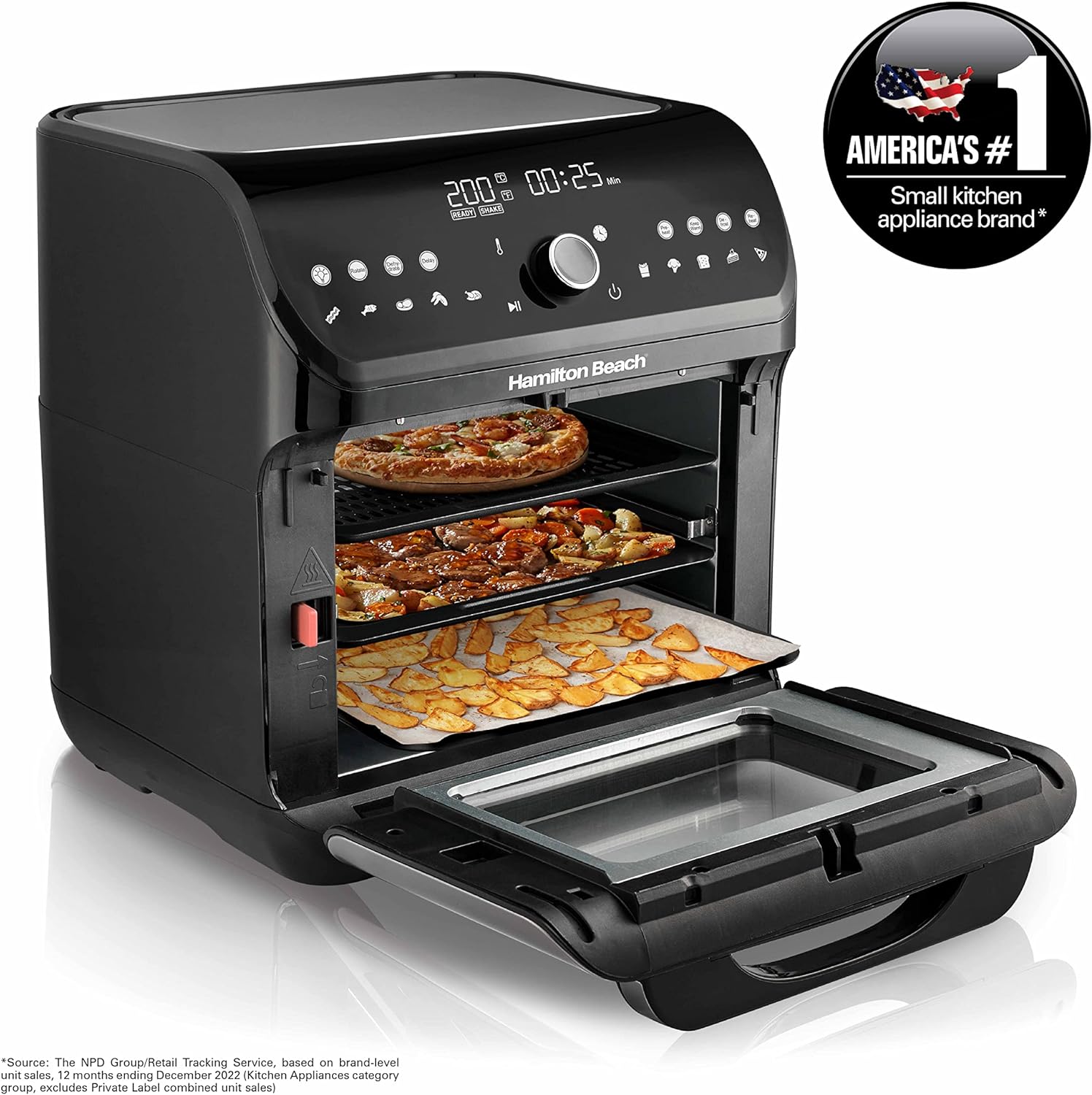 Hamilton Beach Digital Air Fryer Oven 1500W | Kitchen Appliances | Best Air Fryer Oven in Bahrain | Kitchen & Dinning | Halabh.com