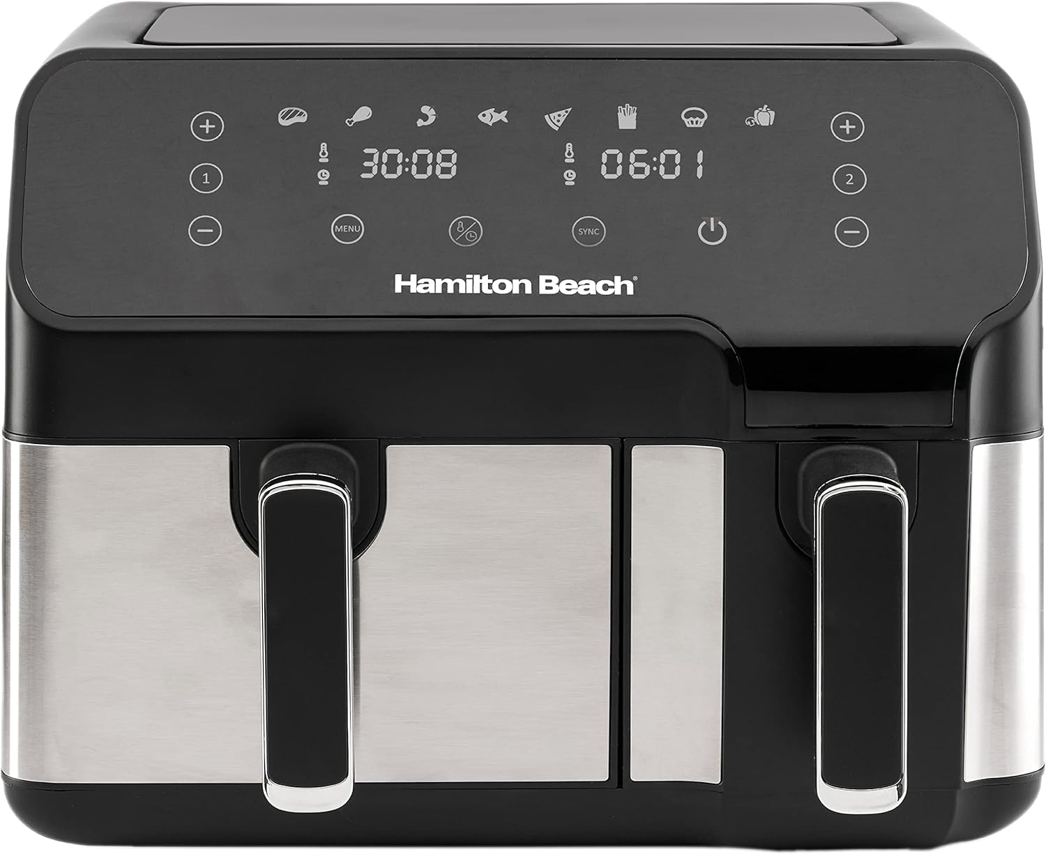 Hamilton Beach Dual Size Air Fryer 8.5L - 1700 Watts | kitchen Appliances | Kitchen & Dinning | Best Air Fryer in Bahrain | Halabh.com