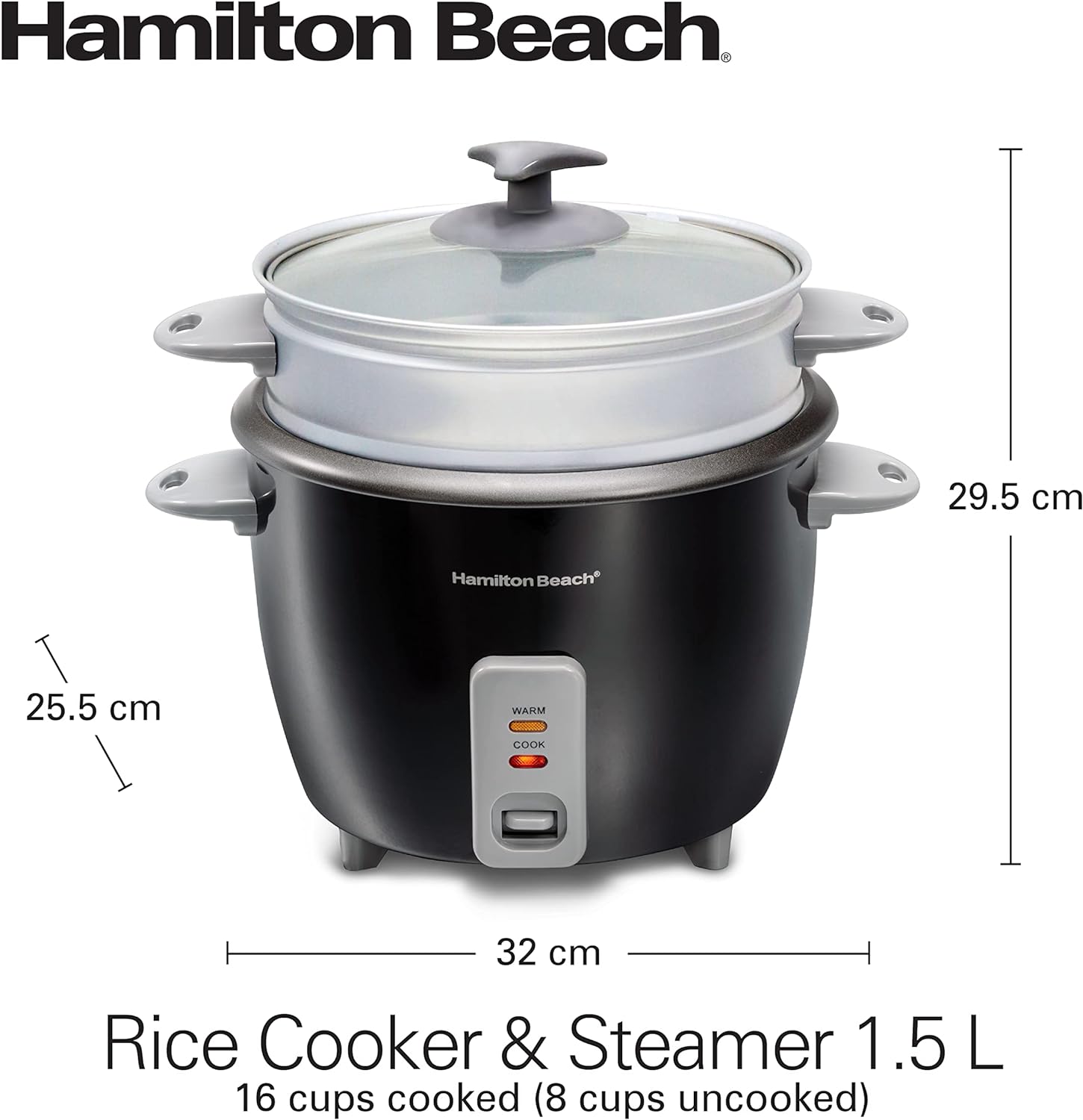 Hamilton Beach Rice Cooker and Steamer 500W | Best Rice Cooker in Bahrain | Kitchen Appliances | Kitchen & Dinning | Halabh.com