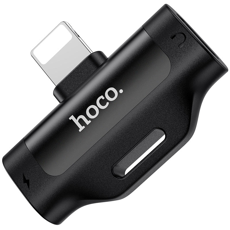 Hoco Dual Lightning Adapter | Audio Converter | Best Mobile Accessories in Bahrain | Halabh