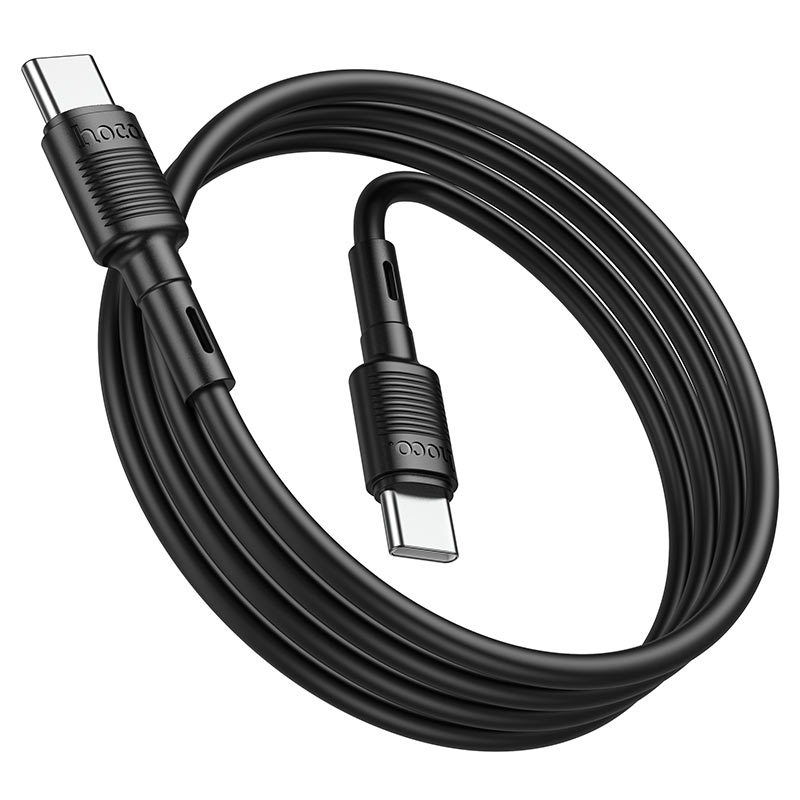 Hoco Fast Charging Data Cable | Color Black | Mobile Chargers | Best Mobile Accessories in Bahrain | Halabh