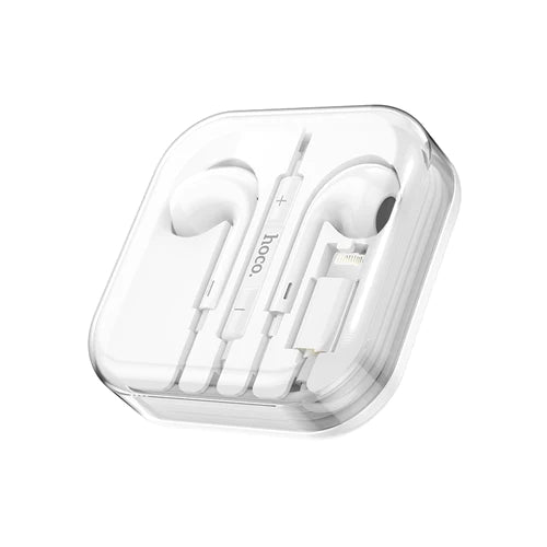 Hoco M1 Max Wired Earphones | Color White | Wearables | Best Mobile Accessories in Bahrain | Halabh