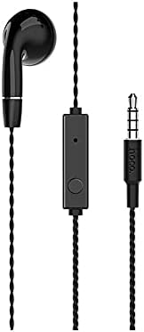 Hoco Wired Earphone | Color Black | Wearables | Best Mobile Accessories in Bahrain | Halabh