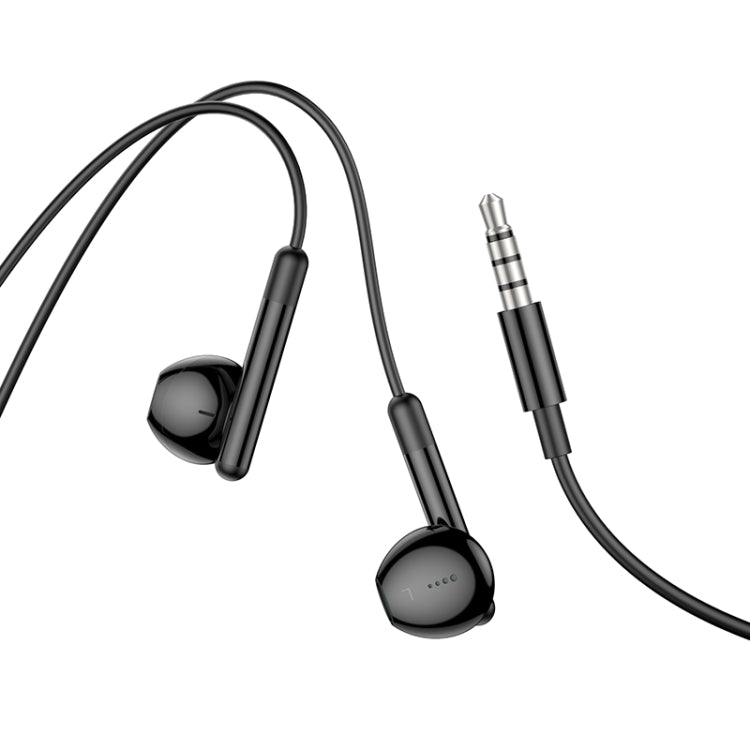 Hoco Wired Earphones | Color Black | Wearables | Best Mobile Accessories in Bahrain | Halabh