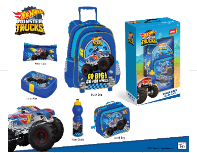 Hot Wheels Monster Trucks Value Pack 5-in-1 - 16 inch | Baby Toys & Kids | Halabh.com
