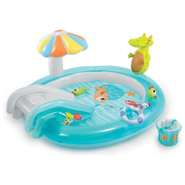 Intex Children's Inflatable Pool Crocodile | Best Inflatable Pool In Bahrain | Swimming Pool Accessories | Halabh.com