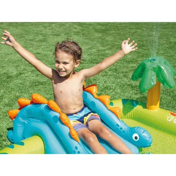 Intex Inflatable Pool Little Dino Playground | Swimming Accessories | Best inflatable Swimming Pool in Bahrain | Halabh.com