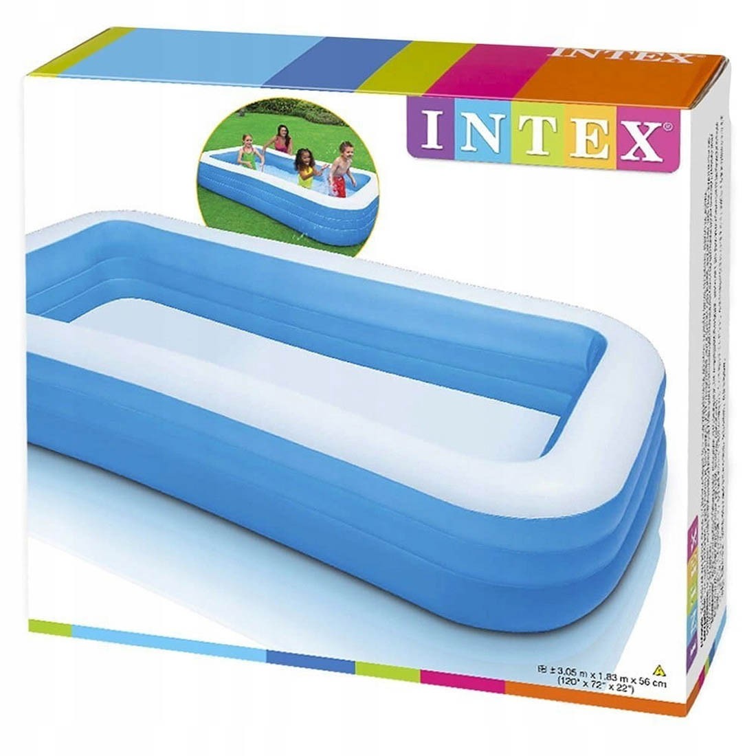 Intex Swim Center Family Inflatable Pool | Best Inflatable Pool in Bahrain | Kids Swimming Accessories | Halabh.com