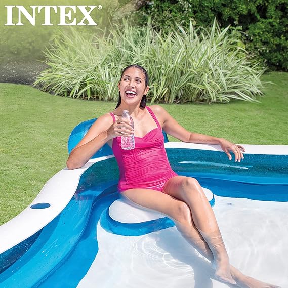 Intex Swim Center Family Lounge Inflatable Pool | Swimming Accessories | Best Inflatable Pool in Bahrain | Halabh.com