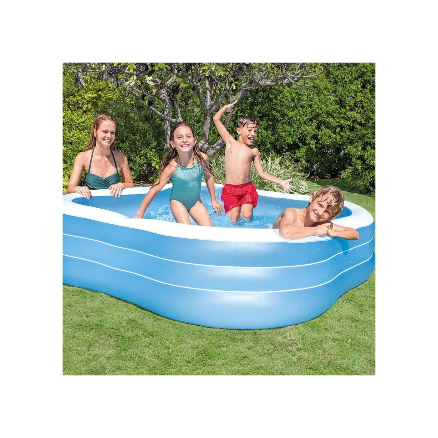 Intex Beach Wave Swim Center Pool for Kids | Swimming Accessories | Best inflatable Pools in Bahrain | Halabh.com