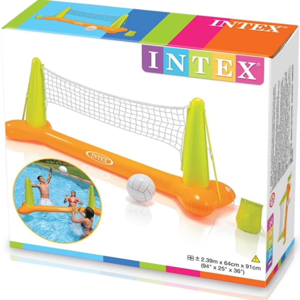 Intex inflatable Floating Volleyball Set | Swimming Accessories | Best Inflatable Volley Ball Set in Bahrain | Halabh.com