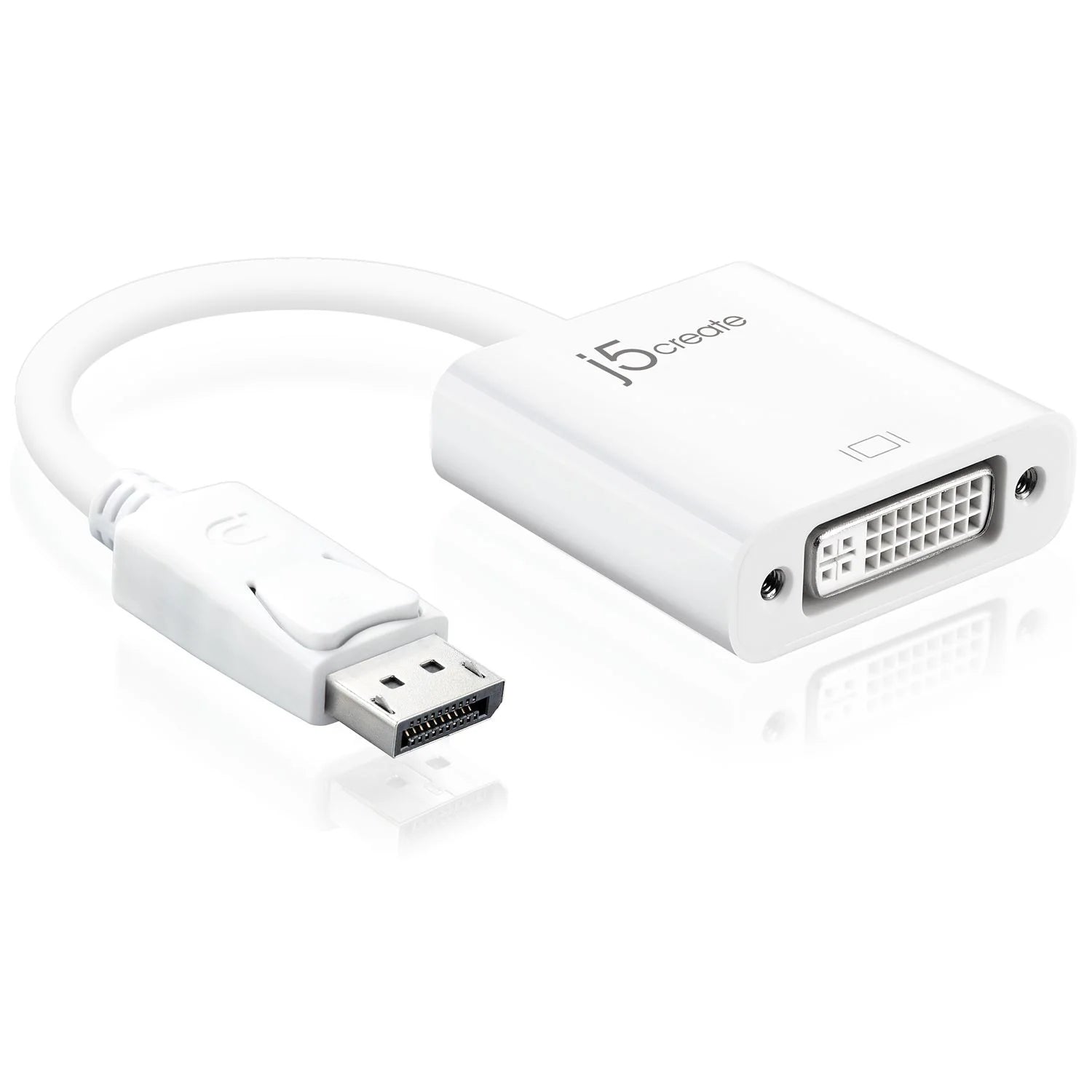J5create Display Port to DVI Adapter | Color White | Best Mobile Accessories in Bahrain | Halabh