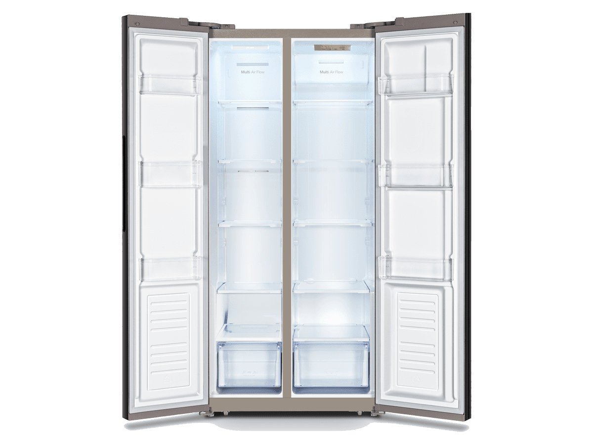Kelon Side-by-Side Refrigerator Silver | Home Appliances & Electronics | Halabh.com