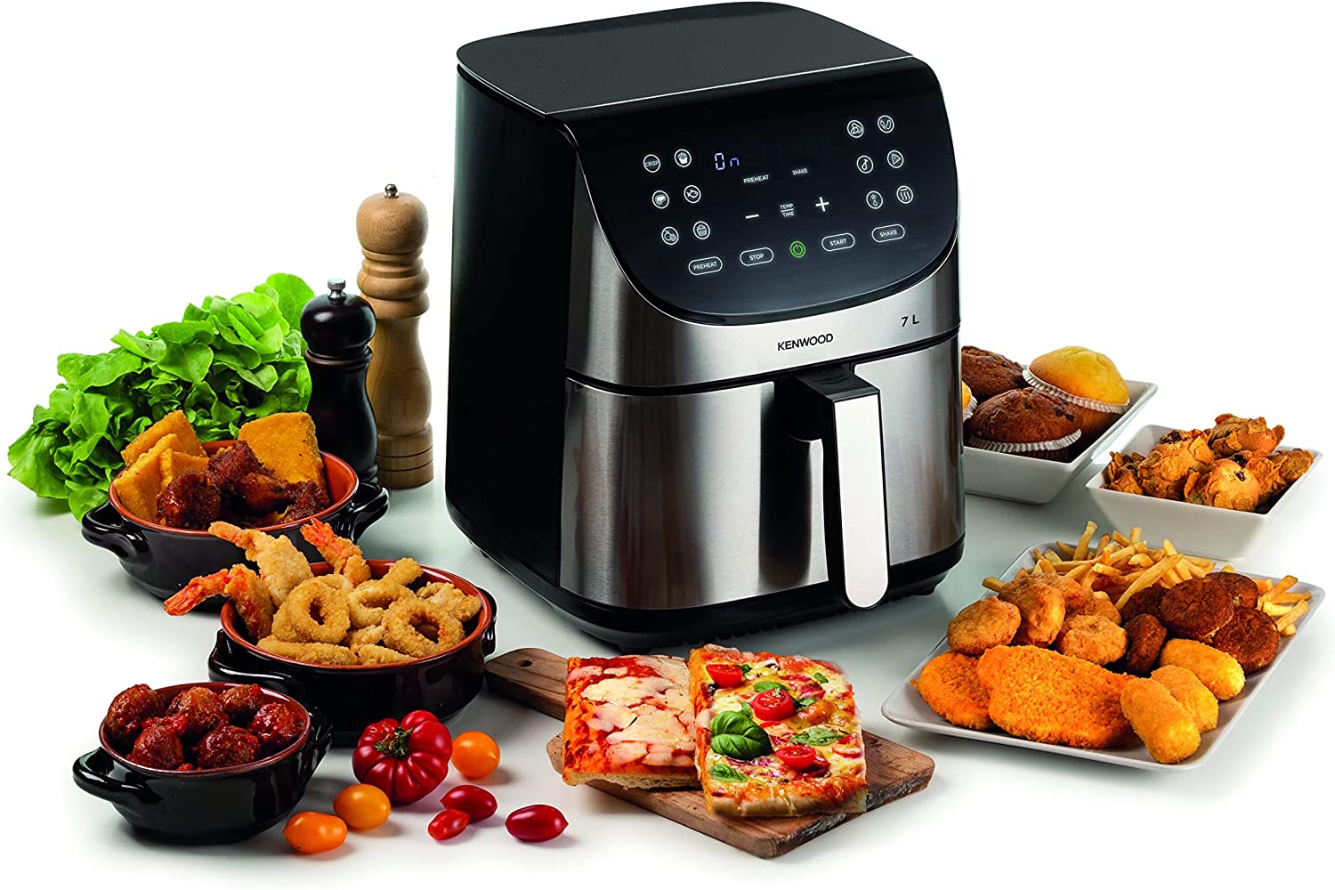 Kenwood Healthy Fryer 7L 1800W Silver | Kitchen Appliances | Halabh.com