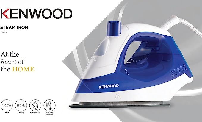 Kenwood Steam Iron 1100W With Non Stick Soleplate & Spray Function | Home Applancs & Electronics | Halabh.com