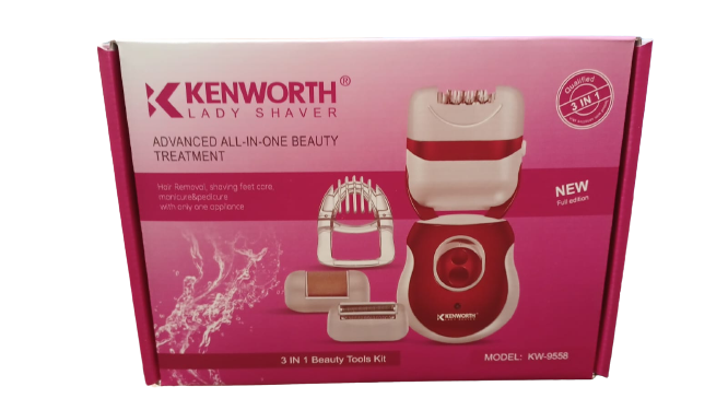 Kenworth 3 In 1 Rechargeable Epilator Remover & Shaver | Personal Care | Halabh.com