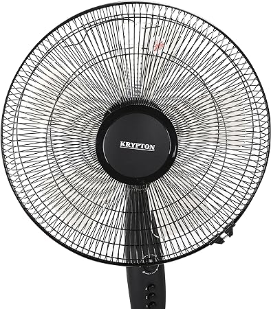 Krypton Stand Fan 16 Inch Black | Home Appliances & Electronics | Halabh.com