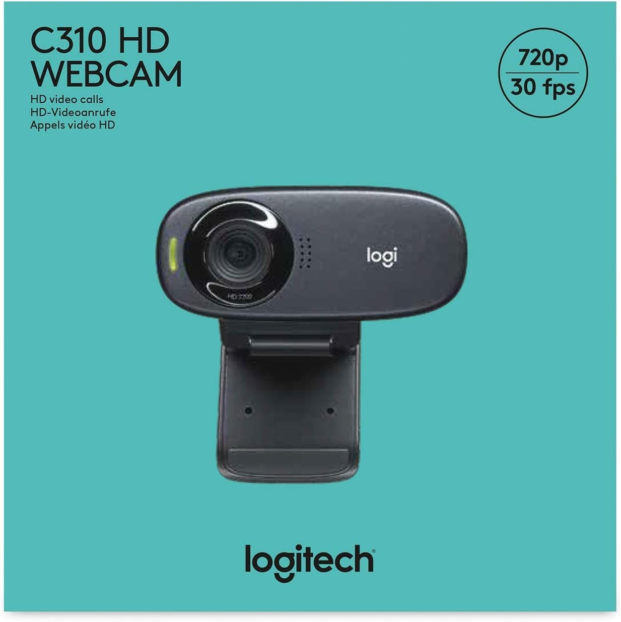Logitech C310 HD Webcam | Color Black | Gaming Accessories in Bahrain | Halabh