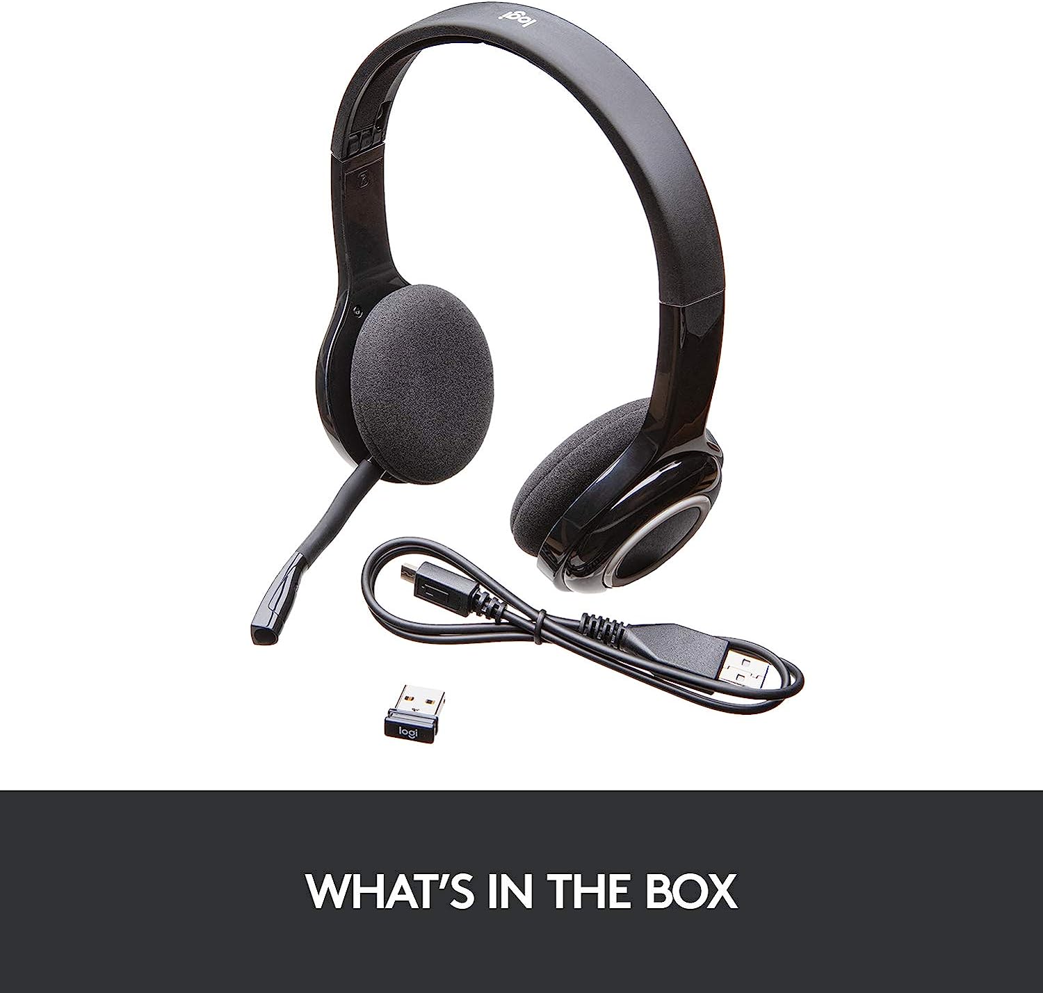 Logitech H600 Wireless Headset | Color Black | Best Headphones | Computer Accessories in Bahrain | Halabh