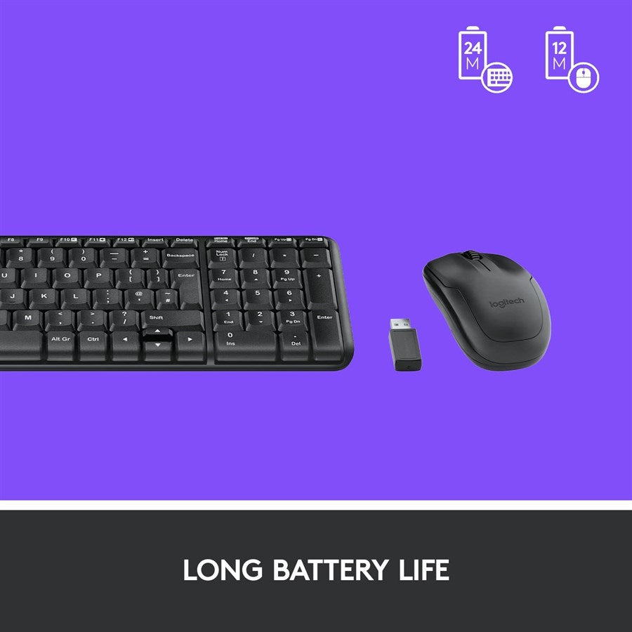 Logitech MK220 Wireless Keyboard and Mouse Combo | Best Computer Accessories in Bahrain | Halabh