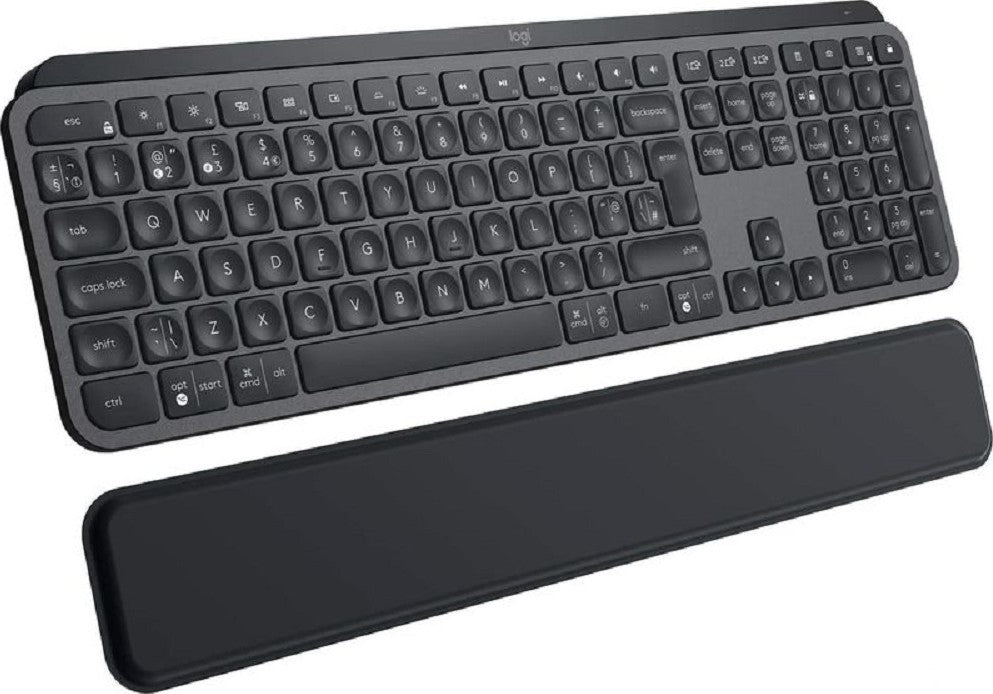 Logitech MX Keys Plus Advanced Wireless Illuminated Keyboard | Color Graphite | Best Computer Accessories in Bahrain | Halabh