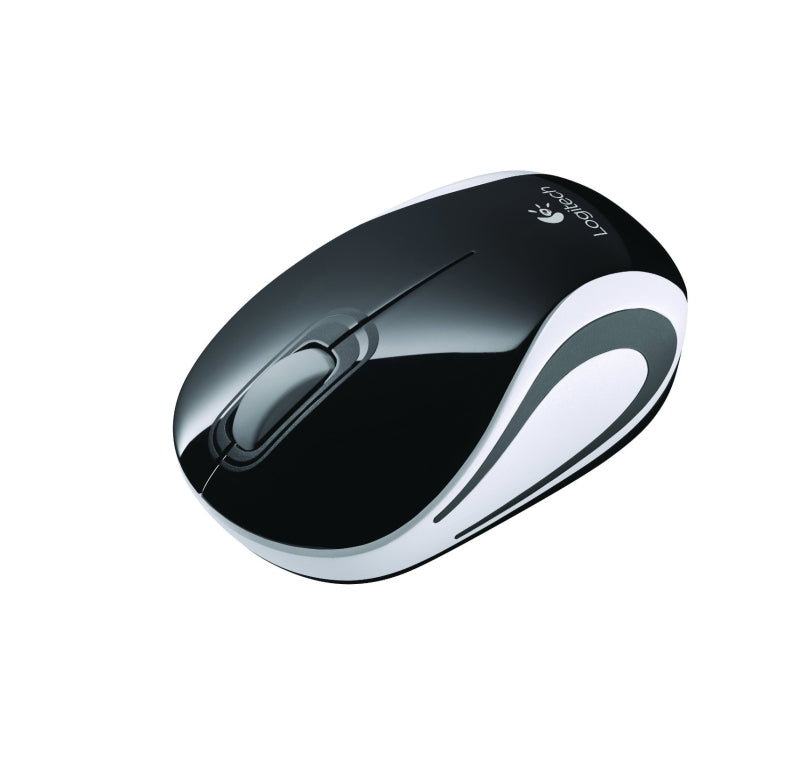 Logitech Mini Wireless Mouse 3 Buttons | M187 | Color Black | Best Computer Accessories in Bahrain | Halabh