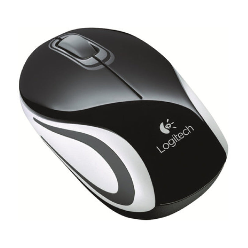 Logitech Mini Wireless Mouse 3 Buttons | M187 | Color Black | Best Computer Accessories in Bahrain | Halabh
