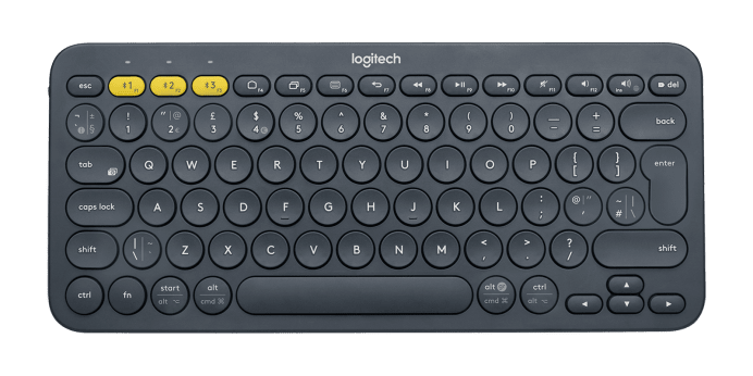 Logitech Multi Device Blutooth Keyboard | K380 | Color Grey | Best Computer Accessories in Bahrain | Halabh